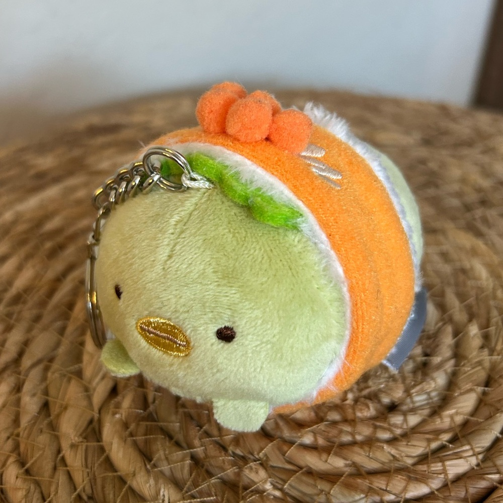 Sumikko Gurashi Ikura Salmon Roe Plush Keychain